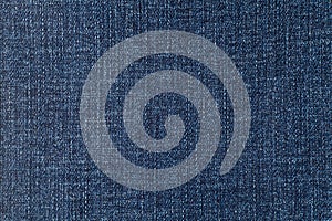 Background of blue denim fabric texture