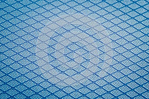 Background of blue fabric