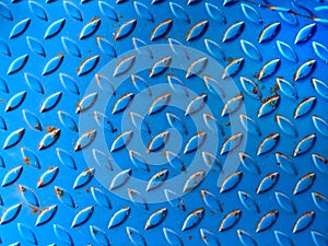 Background blue metal texture