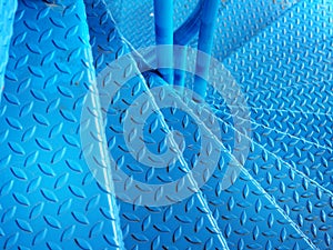 Background blue metal texture