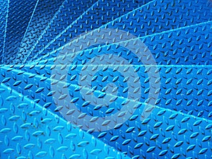 Background blue metal texture