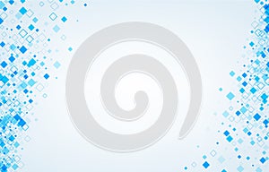 Background with blue rhombs.