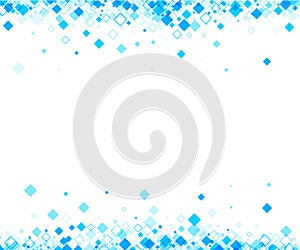 Background with blue rhombs.