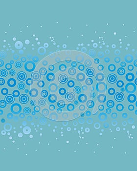 Background with blue rings.