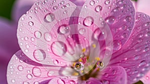 The background is blurred emphasizing the flower s detailed structure