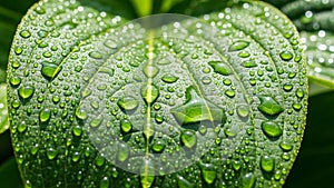 The background is blurred emphasizing the leaf in the foreground