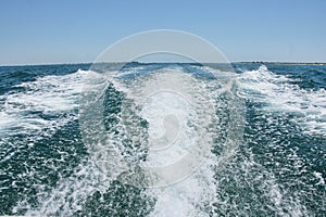 Boat Wakes Background