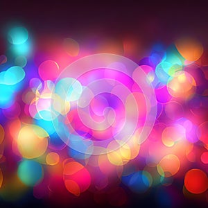 Background bokeh is blurred by abstract lights. opulent, vibrant bokeh backdrop.