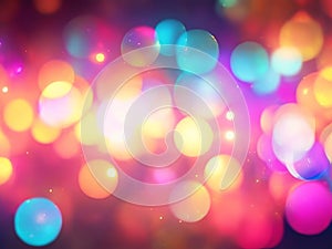 Background bokeh is blurred by abstract lights. opulent, vibrant bokeh backdrop.