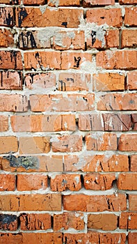 Background brick wall with black spots.