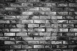 Background of brick wall with old texture pattern. photo