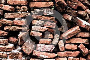 Background of brick  wall texture with animated effect