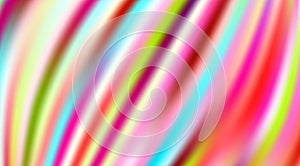 Background with bright saturated blurred color stripes photo