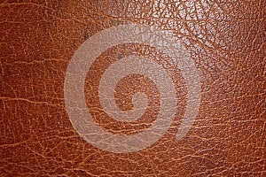 Background with brown structured leather