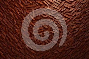 Background of brown wicker texture. Abstract background. ai generated