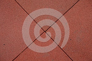 Background - brownish red EPDM rubber floor