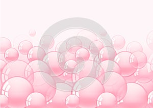 Background with bubble gum