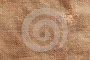 Background of burlap hessian sacking