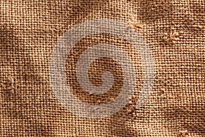 Background of burlap hessian sacking