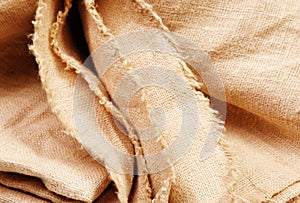 Background of burlap hessian sacking