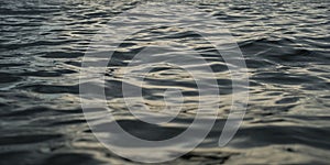 Background of calm sea water surface