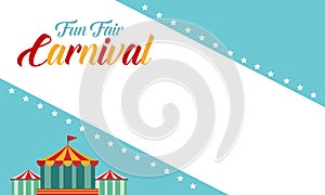 Background carnival funfair funny style