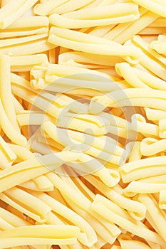 Background of casarecce pasta