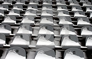 Background chairs at stadium