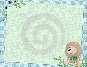 Background for children card