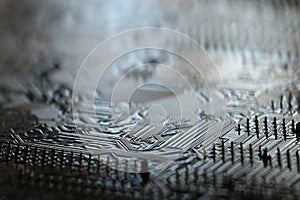 Background chip computer electronics