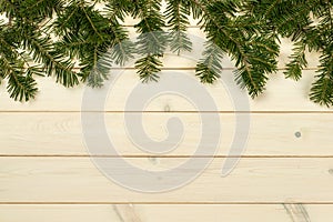 Background with Christmas decorations