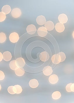 Background with Christmas lights with bokeh