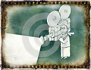 Background cinema, animation
