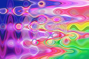 Background circles swirls rainbow lines soundwave waves wavy colours abstract design icon laser light funky patterns