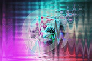 Background circles swirls rainbow lines soundwave waves wavy colours abstract design icon laser light funky patterns