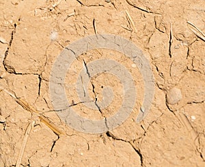 Background of clay wall