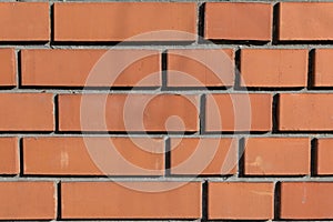 Background of close up brick wall texture
