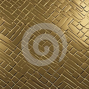 background close up of a gold engine turned texture with a smooth and shiny surface and a tile element