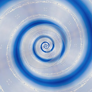 Background clouds sky spiral twirl. blue sun