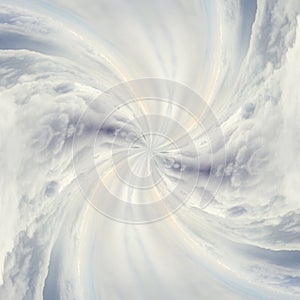 Background clouds sky spiral twirl. earth