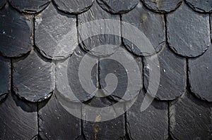 Background coal black tile stone texture