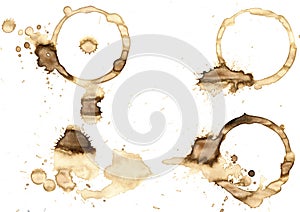 Background coffee ring