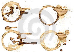 Background coffee ring