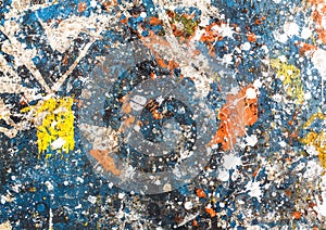 The background color drops splashes