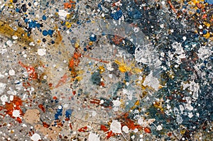 The background color drops splashes