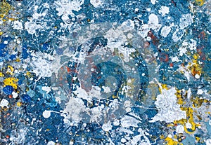 The background color drops splashes