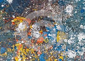 The background color drops splashes