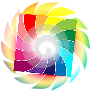Background Color Shows Spiral Spiralling And Whirling