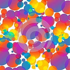 Background with colored circles