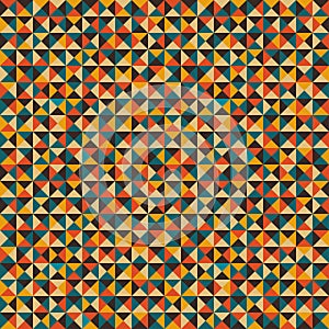 BACKGROUND OF COLORED TRIANGLES